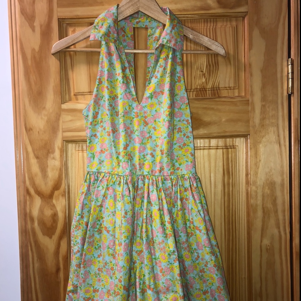 1960s Floral Dress